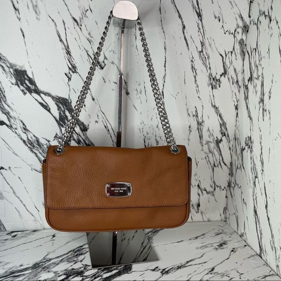 Michael Kors Handbags - Michael Kors Chain Brown Crossbody Shoulder Bag